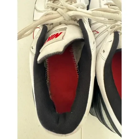 2008 Nike Shox Turbo VII White Black Men's size 11.5 Shoe Sneakers - Picture 11 of 12